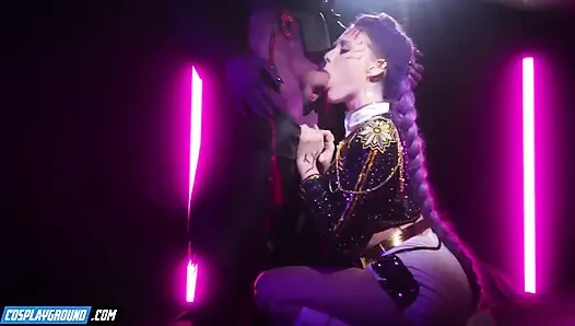 Mystery saja fickt melodie markiert und füllt ihre muschi - Kpop demon Hunters Porno-cosplay-parodie