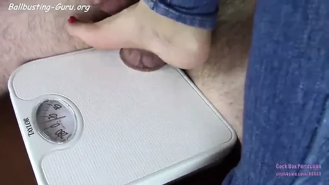 ball crushing till he cums