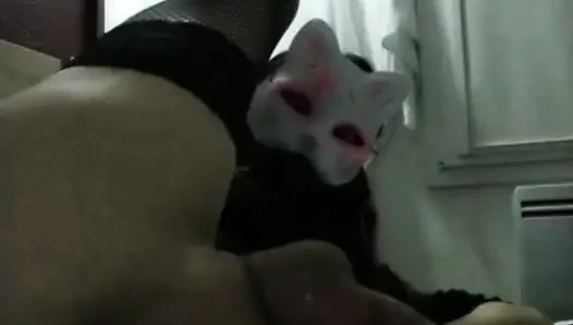 Very good anal session with a dildo before going to bed