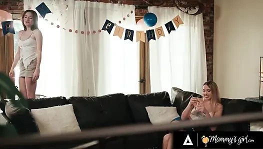 Annenin kızı - sallayan üvey kız kardeşler Khloe Kapri ve Rose Carter Ameena Green ve üvey anne Shay Sights'ı yakalıyor