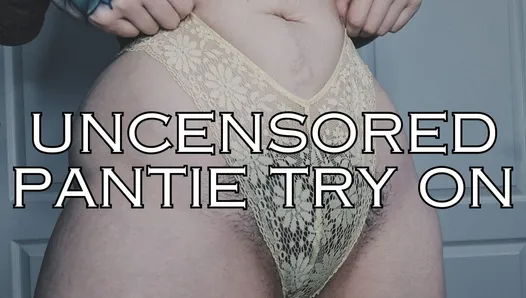 ElizabethHunnyxox Uncensored YouTube Panty Try On PART ONE