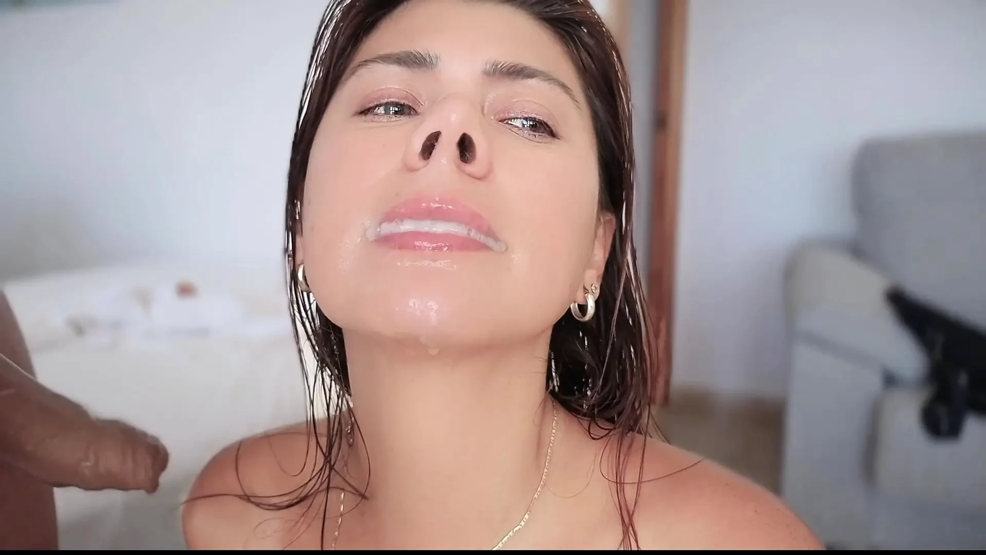 Deepthroat Blowjob Compilation: Sloppy Throats Gagging on Huge Cocks Before Explosive Cum Facials & Swallows