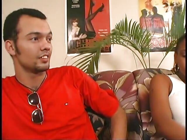 Pregnant woman sucks two men's cocks with lot of affection