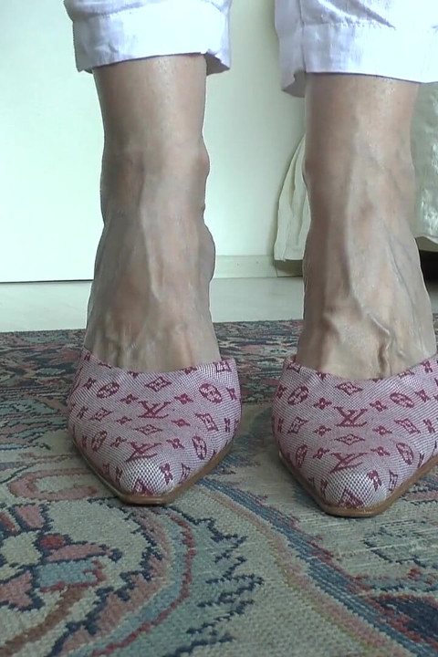 You Stroke Your Cock Inside Your Pants While I Show off My Mules to You!