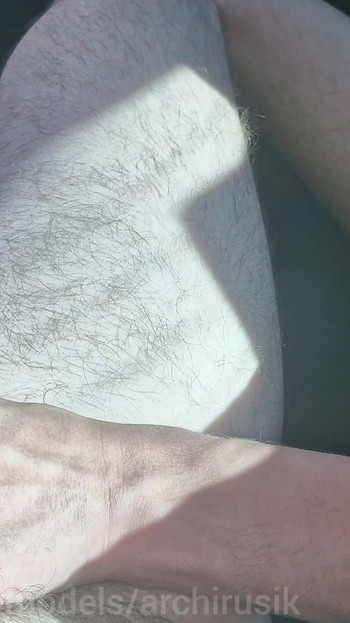 Thrilling moment from "hot cumwith big dicks in the car doused each other with hot sperm!"