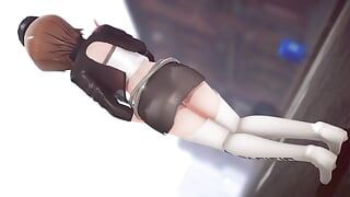 Mmd r-18 anime mädchen sexy tanzclip 436