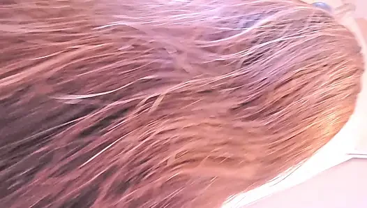 My girlfriend lets me record her in the shower.