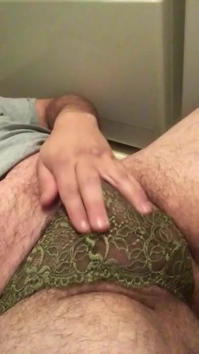 Playing in panties