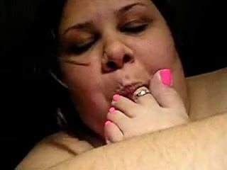 BBW Goddess Sucking Licking Pretty Toes