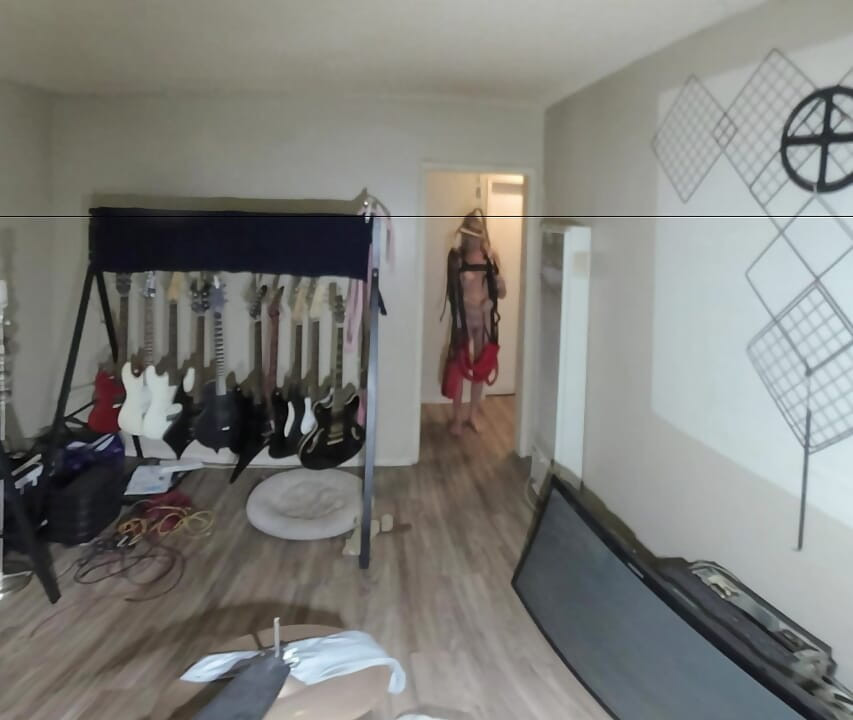 लिज़ी यम वीआर दिसंबर 2025 दृश्य के पीछे सेशन के बाद किन्नर स्विंग में हस्तमैथुन कर रही है