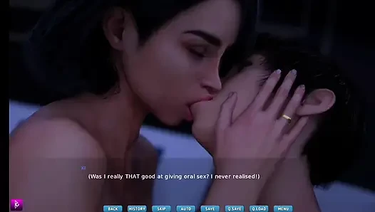 Cewek toket besar dan pantat montok lagi asik jilat memeknya - gameplay