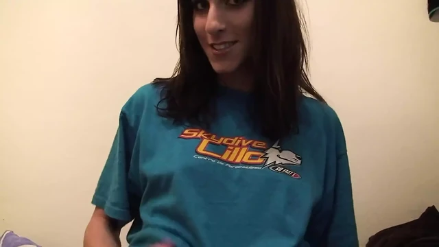 Lovely teen is bouncing on dude's cock in reverse cowgirl pose