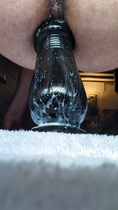 Close-up large butt plug