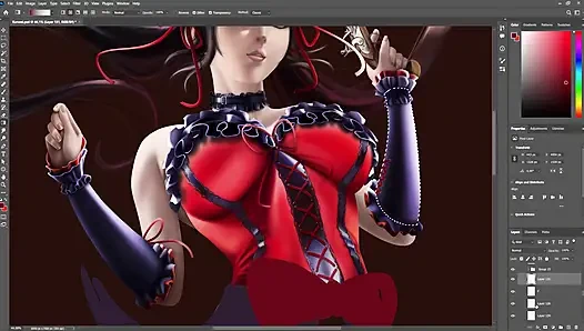 Kurumi timelapse sfw date a live