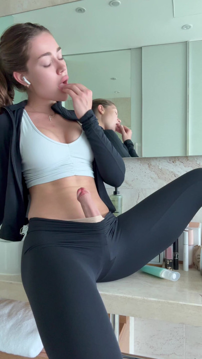 Cum in my pants after the gym