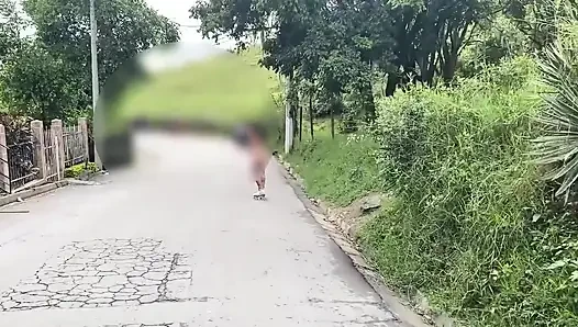 Roller Nudity in the Street