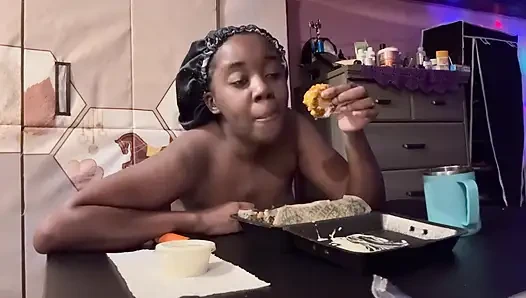 Eating Wingstop Mukbang