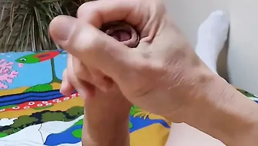 Snapping Gum porn video – Slow Motion Jerk with Gum