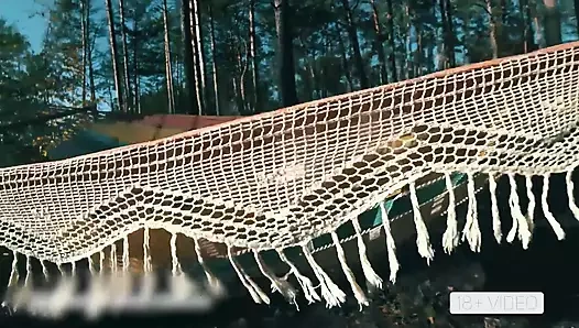 ASS TO MOUTH IN A HAMMOCK IN A CLEARING IN THE FOREST