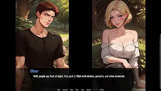 Ateşli kızıl saçlı striptizci kucak dansı yapıyor - Port Haven'a hoş geldiniz #4 oyun