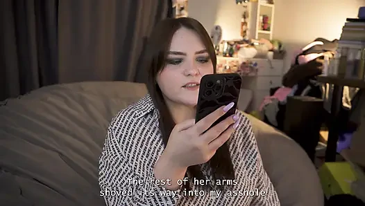 Порно история - кляп-шарик, я могла только промямчать, пока она трахала меня страпоном