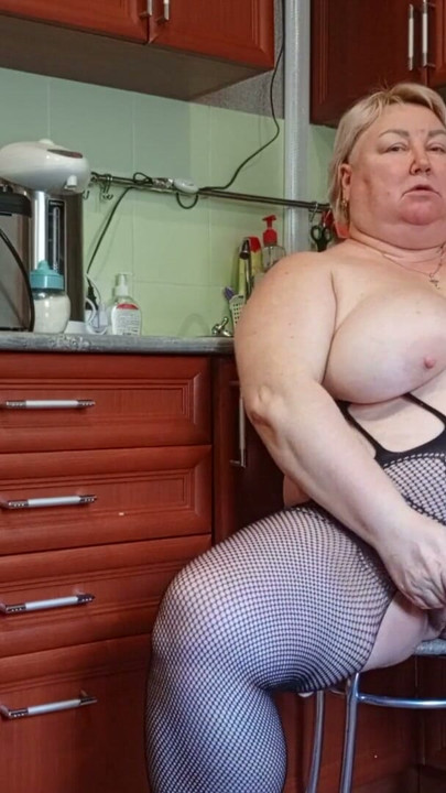 Mother-in-law with her huge pussy and tits episode 3 | Clip 1