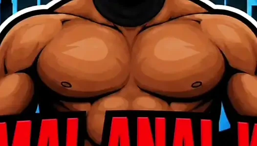ANAL QUEEN JACKS OFF JAMAL DICK AND CUMS ON HER TITTIES
