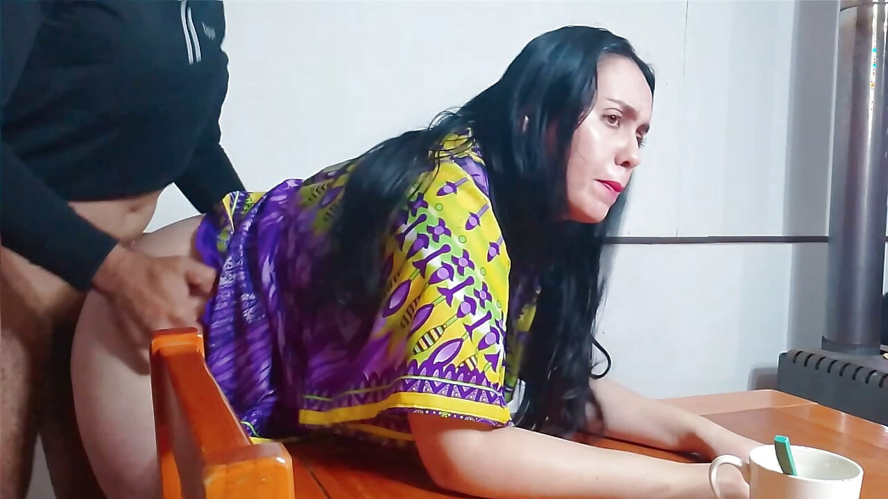 Indian sex: I want breakfast, but I also want to fuck you, horny Indian stepmom