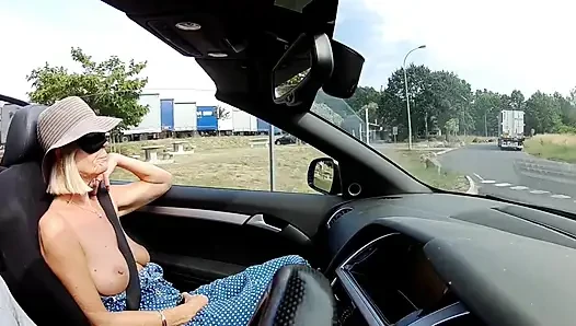 Titty Tuesday Blindfold Truck Stop Fun