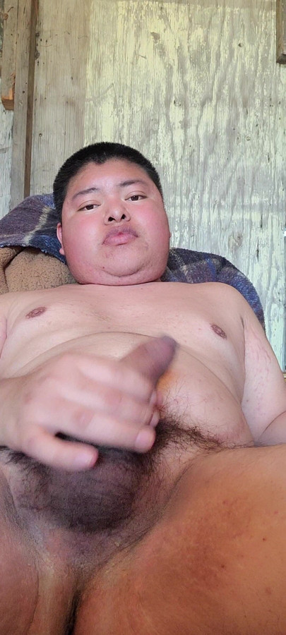 Pulling the penis