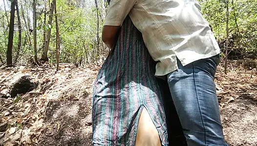 Unexpected experience in forest outdoor