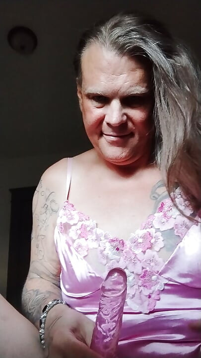 Pretty in pink: toy sucking&titty play
