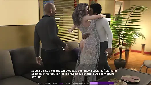 AWAM: Sophia fucks Liam's boss