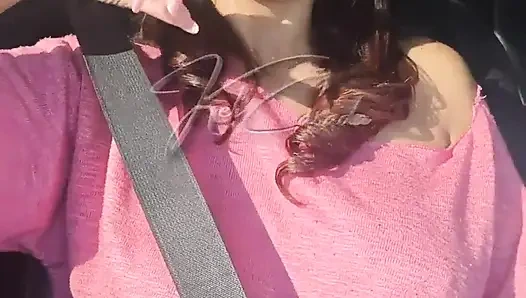 Ich habe eine Autofahrt nach Sp genutzt, um die Lkw-Fahrer ein bisschen zu necken