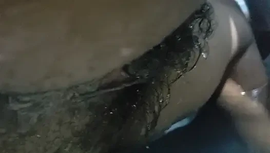 Hot Wife Big Pussy Standing Up On Water, Homemade Sex & Hairy Pussy Close up Carrying