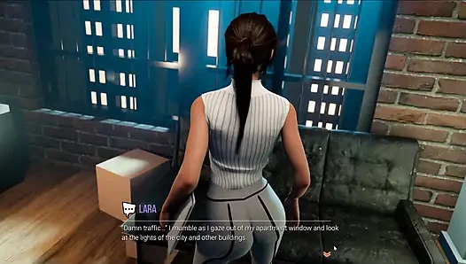 Croft Adventures Hentai Пародия Эп.7 Большой чёрный член и тройничок с библиотекарем!