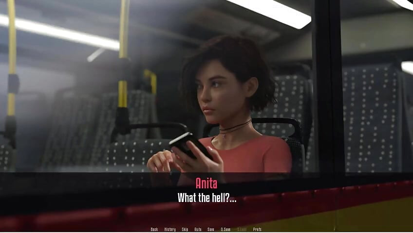 Anitas Internship - Gameplay - Roleplay - Exposing Tits in Bus and Interview
