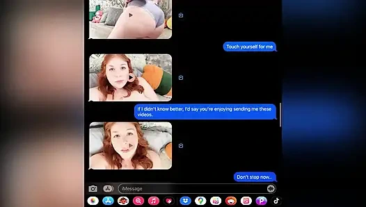 Chubby Redhead Step-sister Accidentally Sexts Step-brother