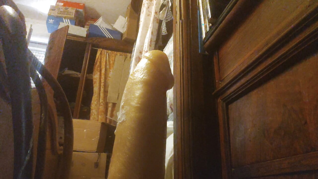 My giant hankey toy dildo clip clop 4xl has arrived