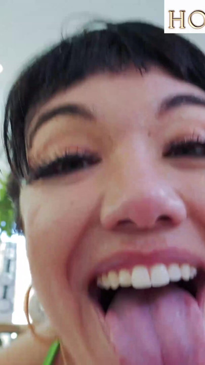 HOUSEOFYRE- Big Titty Asian Little Puck in Jugs For Wiener Hugs | Clip 2