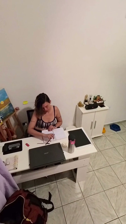 Fucking His Stepdaughter Until He Ejaculates All Over Her