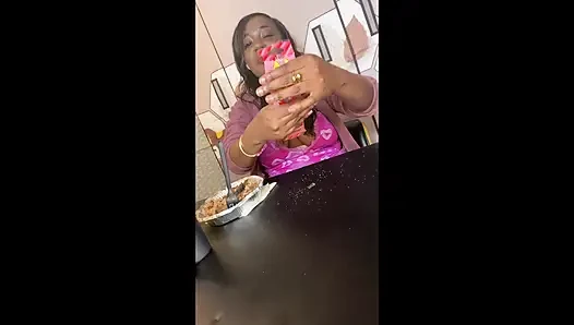 Mukbang isst brasilianisches essen, während sie über meine Ziele spricht (komm mit mir chillen)