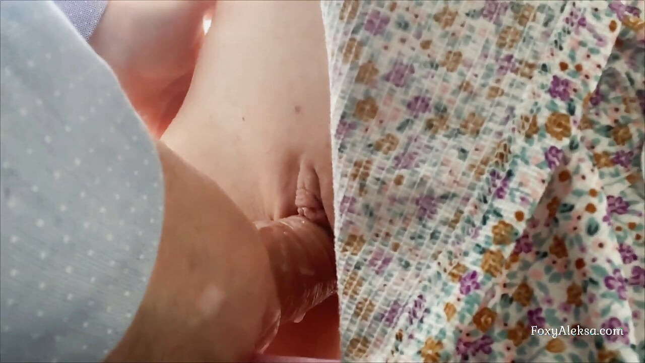 Omg! Hot Rubbing Petite Pussy Under Skirt on the Bus.