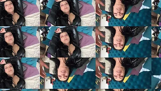 Грязный разговор возбужденной милфы. Поклонение киске, лизание игрушки и лесбийская фантазия