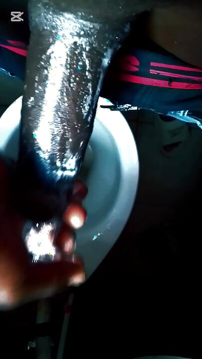 hole Spunk Dumping Loads in the Lavatory