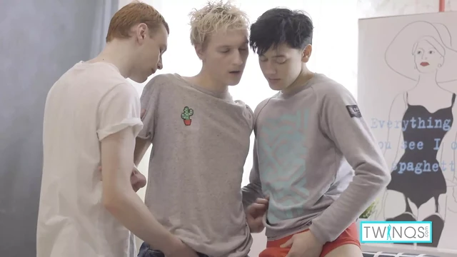 Cute Twink Nico D Gets Anal Banged By Logan S And Micheal P!