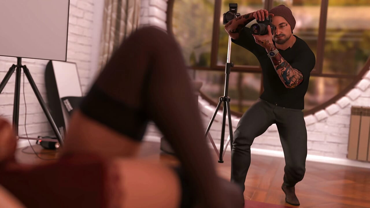 Steps of Debauchery Ep.5.2 - P25 - Hotwife Goes for a Nude Photoshoot and Unexpectedly Witnesses a Highly Satisfying Blowjob
