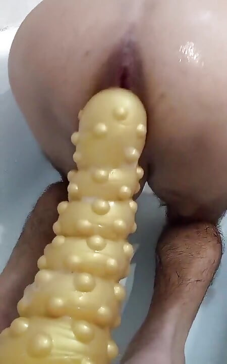 Fucking My Ass with a Huge Dildo