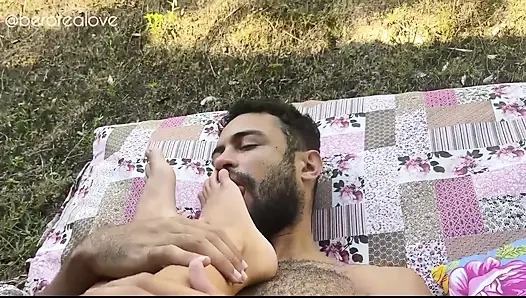 Afternoon in the Backyard of the House