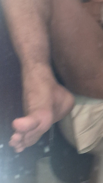 I Use Latex Gloves To Massage My Brown Hispanic Dick in Front of Mirror